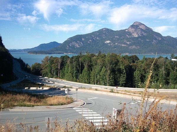 Panorama Over Howe Sound - Squamish, BC